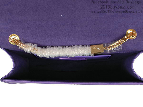 YSL mini monogramme cross-body shoulder bag 326076 purple